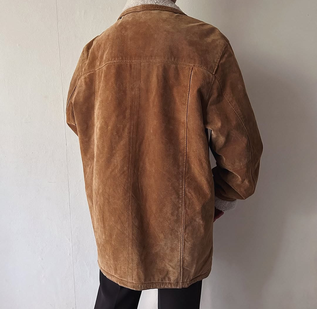 Suede Shearling Jacket