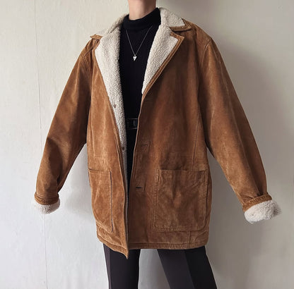 Suede Shearling Jacket