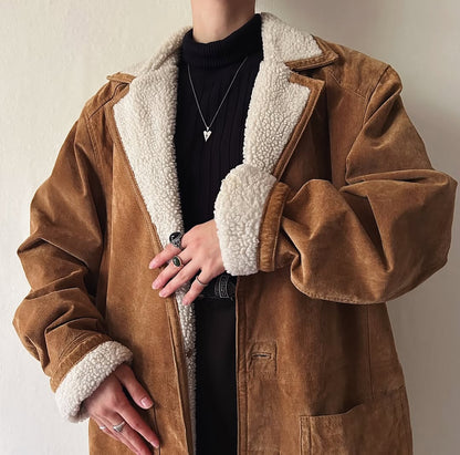 Suede Shearling Jacket