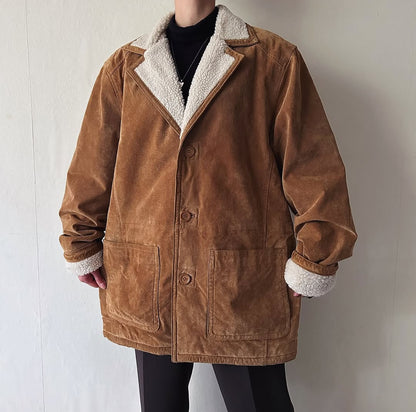 Suede Shearling Jacket
