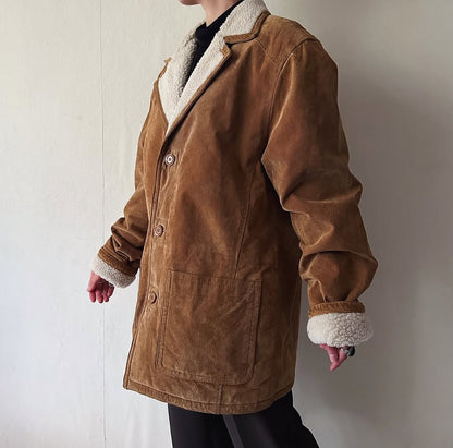 Suede Shearling Jacket